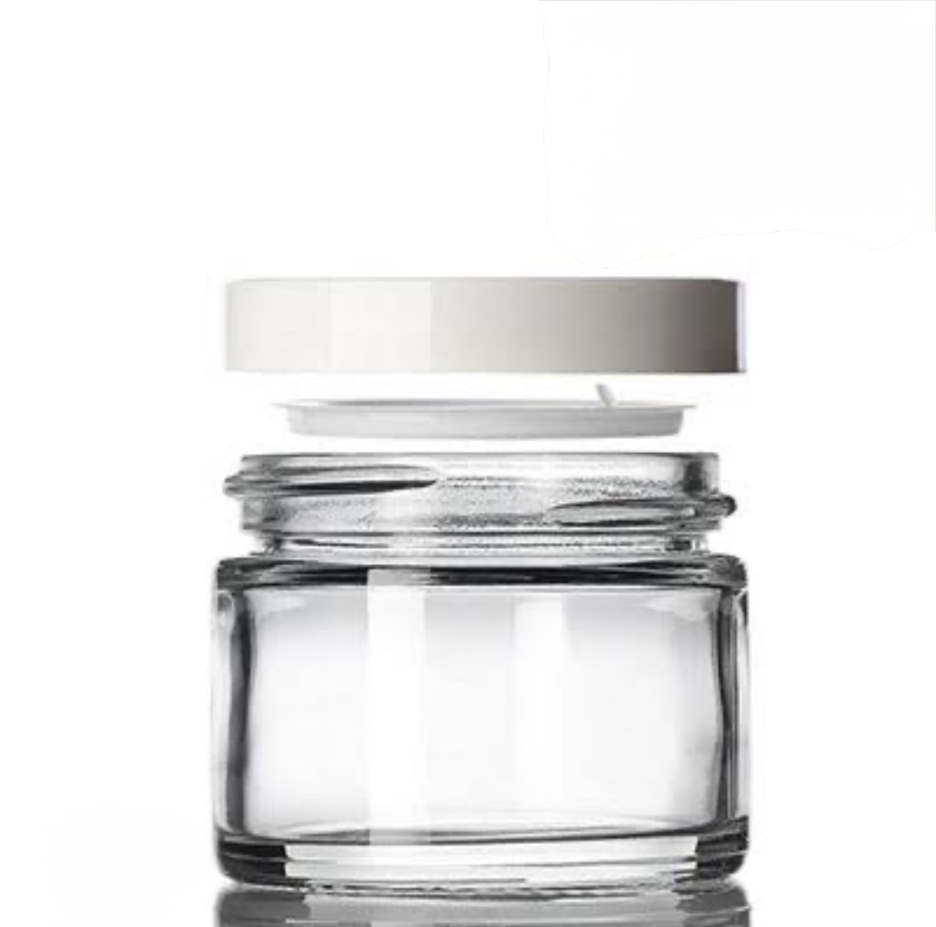 50 CC ŞEFFAF CAM KREM KAVANOZU