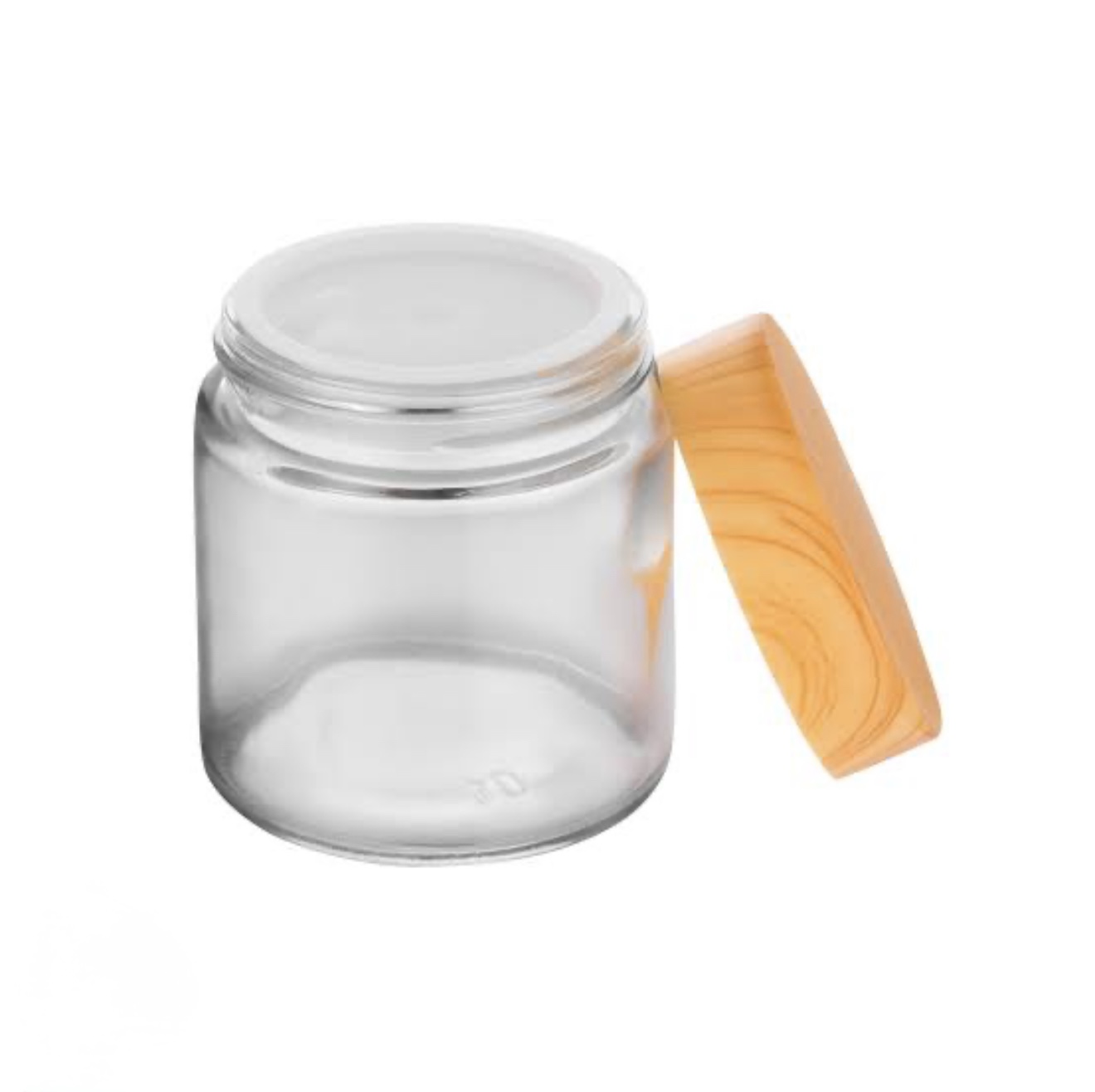 100 CC ŞEFFAF CAM KREM KAVANOZU