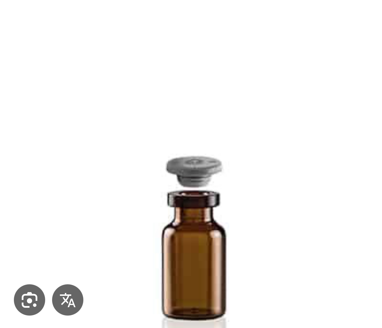 5 R ÇEKME CAM ŞİŞE AMBER