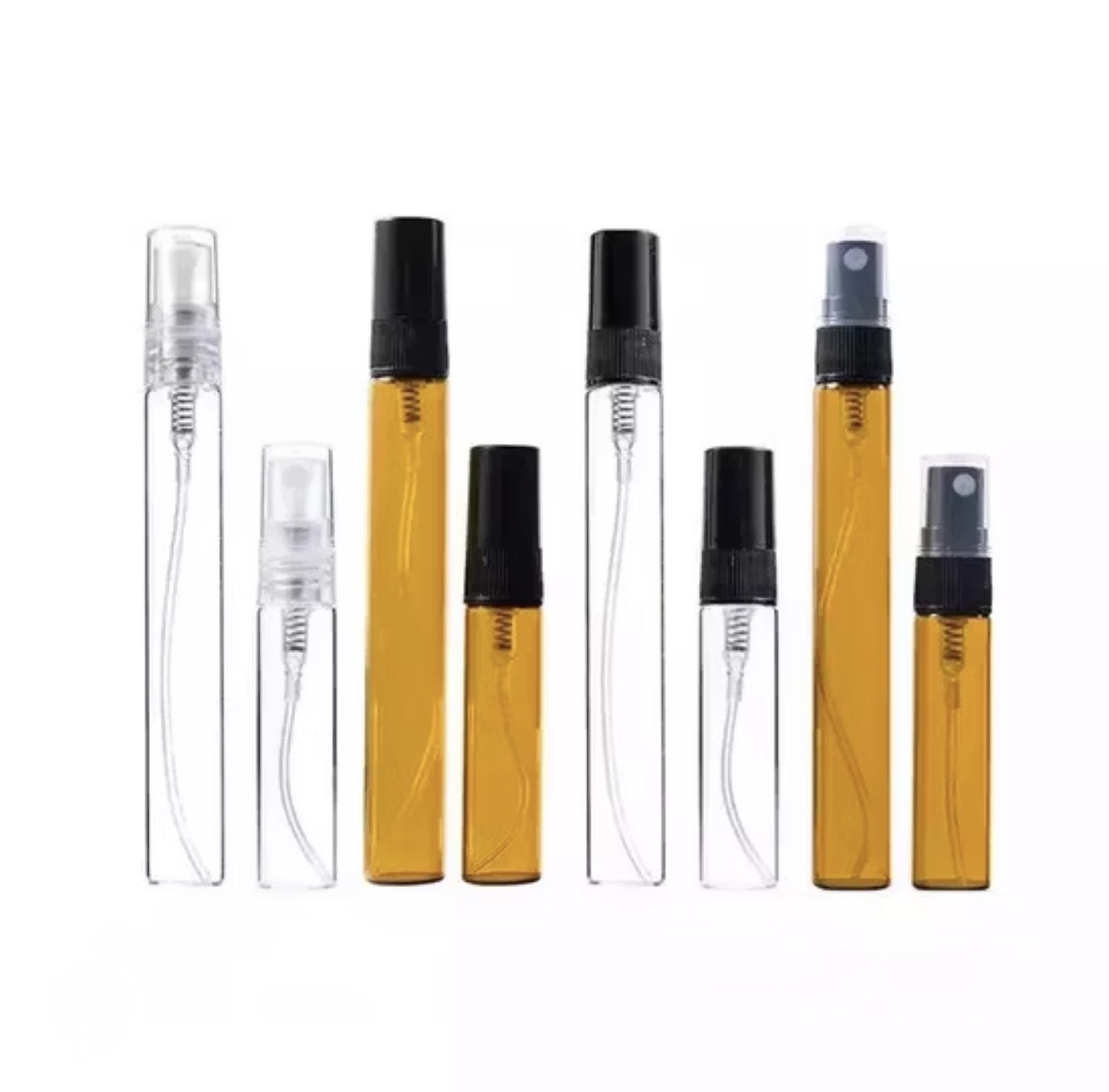 10 ML BEYAZ - AMBER TESTER PARFÜM ŞİŞESİ