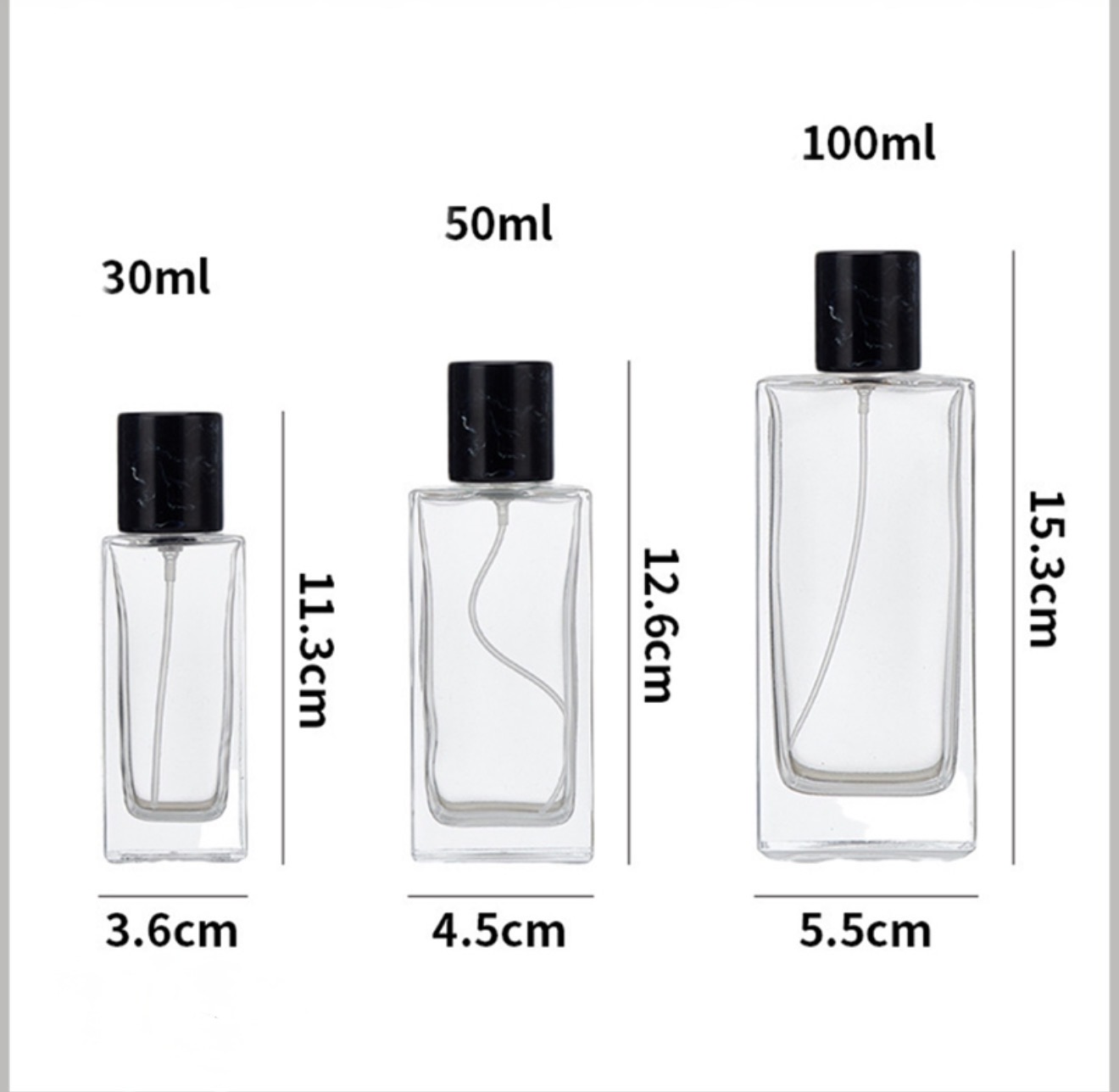 100 ML - 50 ML - 30 ML PARFÜM ŞİŞESİ ( TKR 2 )