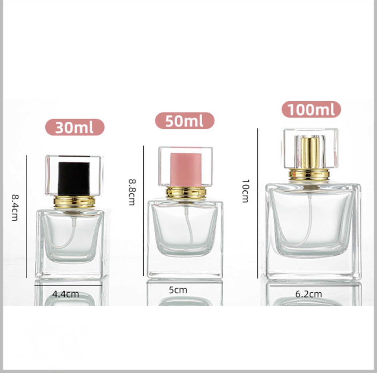 100 ML - 50 ML - 30 ML PARFÜM ŞİŞESİ ( TKR3 )
